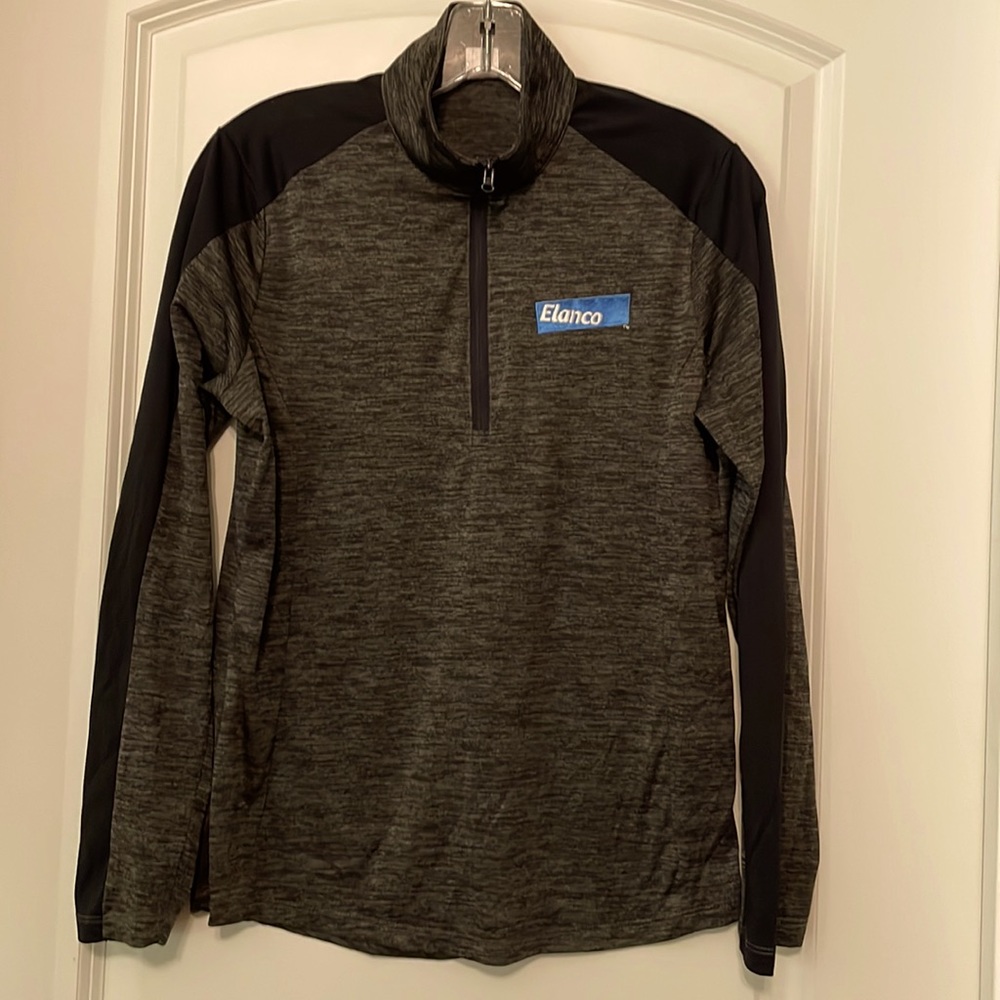 Ladies Sport-Tek top. Size M. 100% Polyester Gray/black